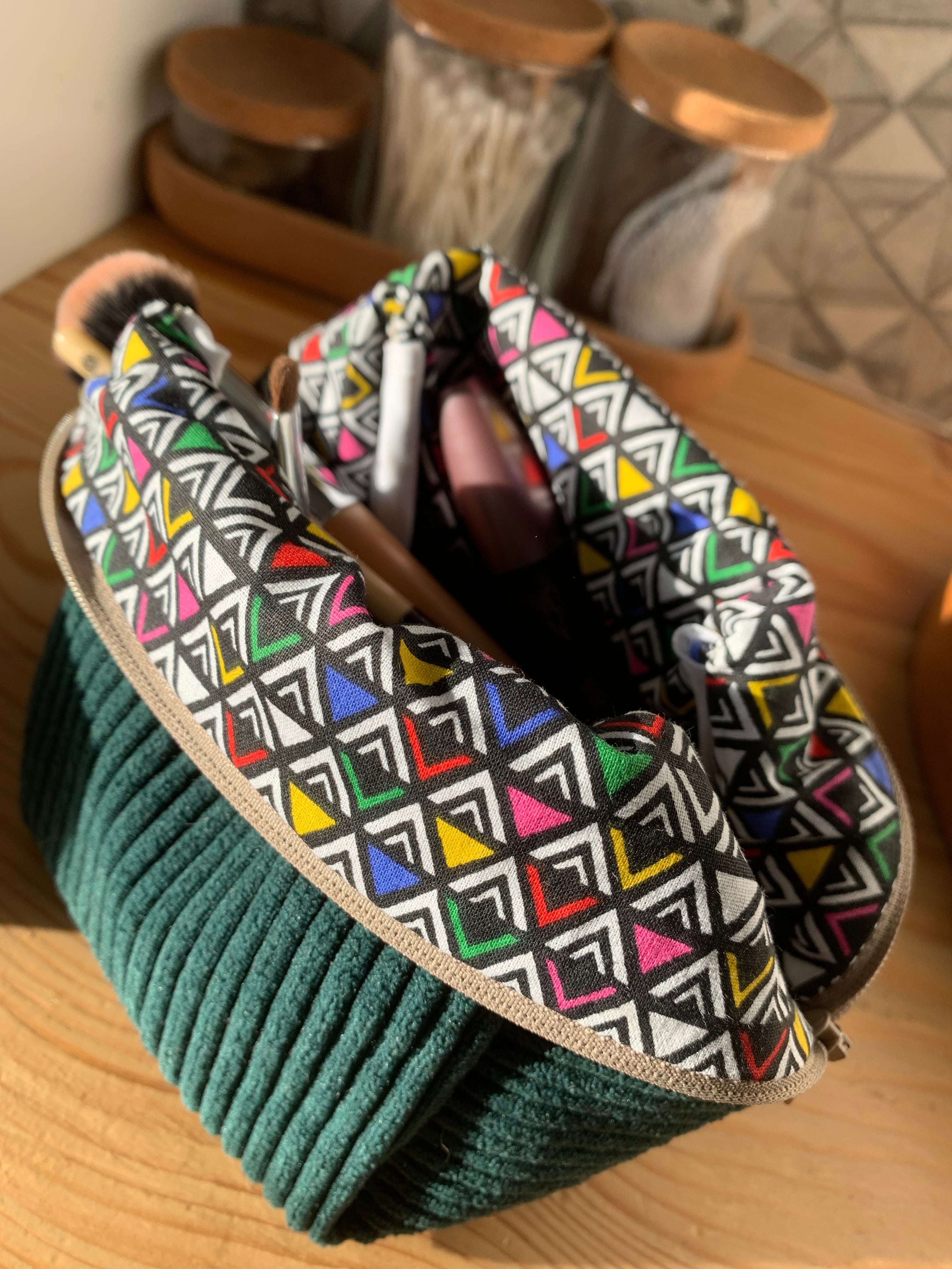 Trousse de Toilette Cube en Velours