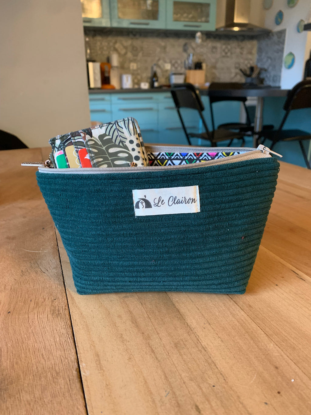 Pochette Bouffante en Velours