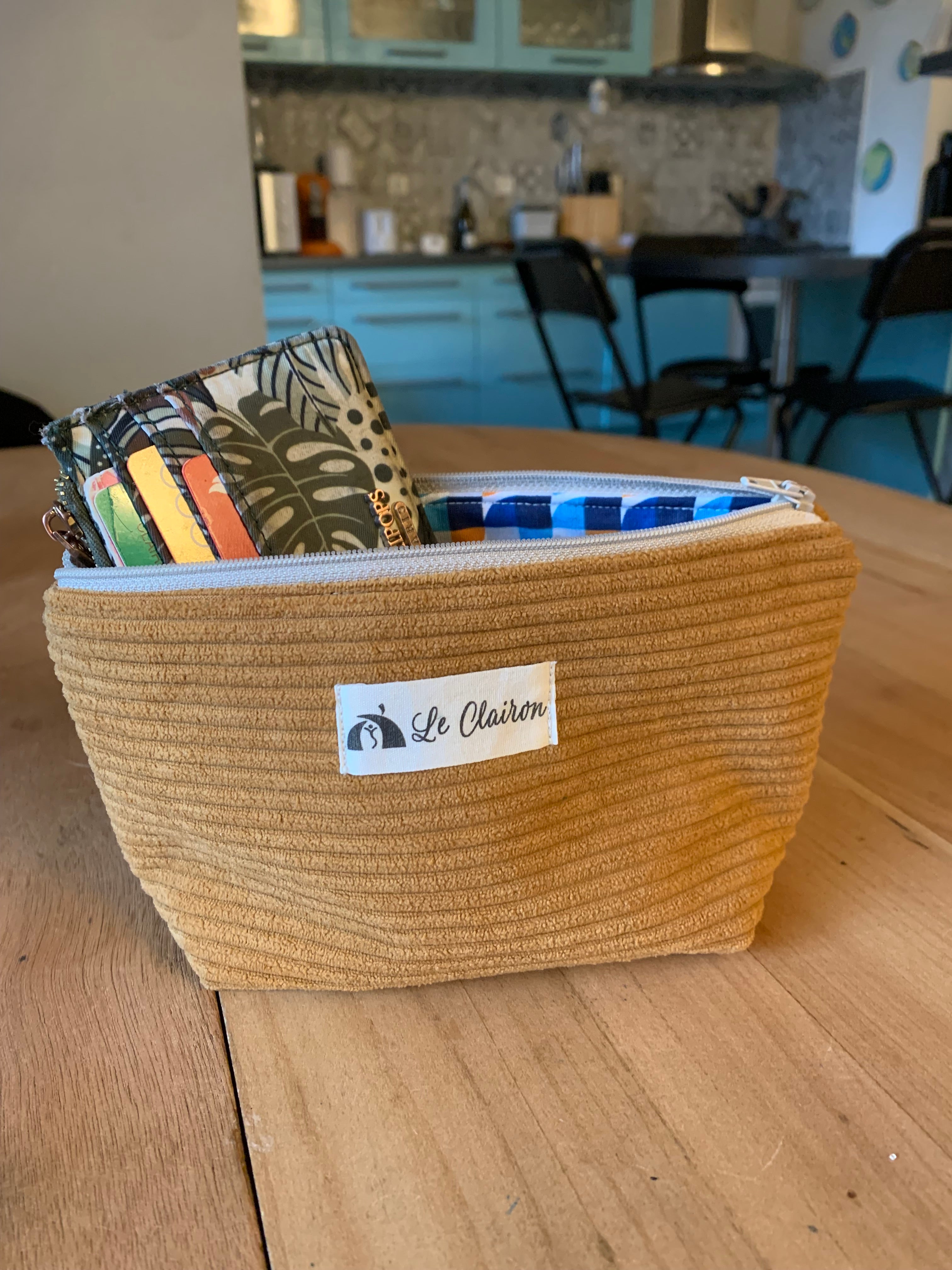 Pochette Bouffante en Velours Personnalisée