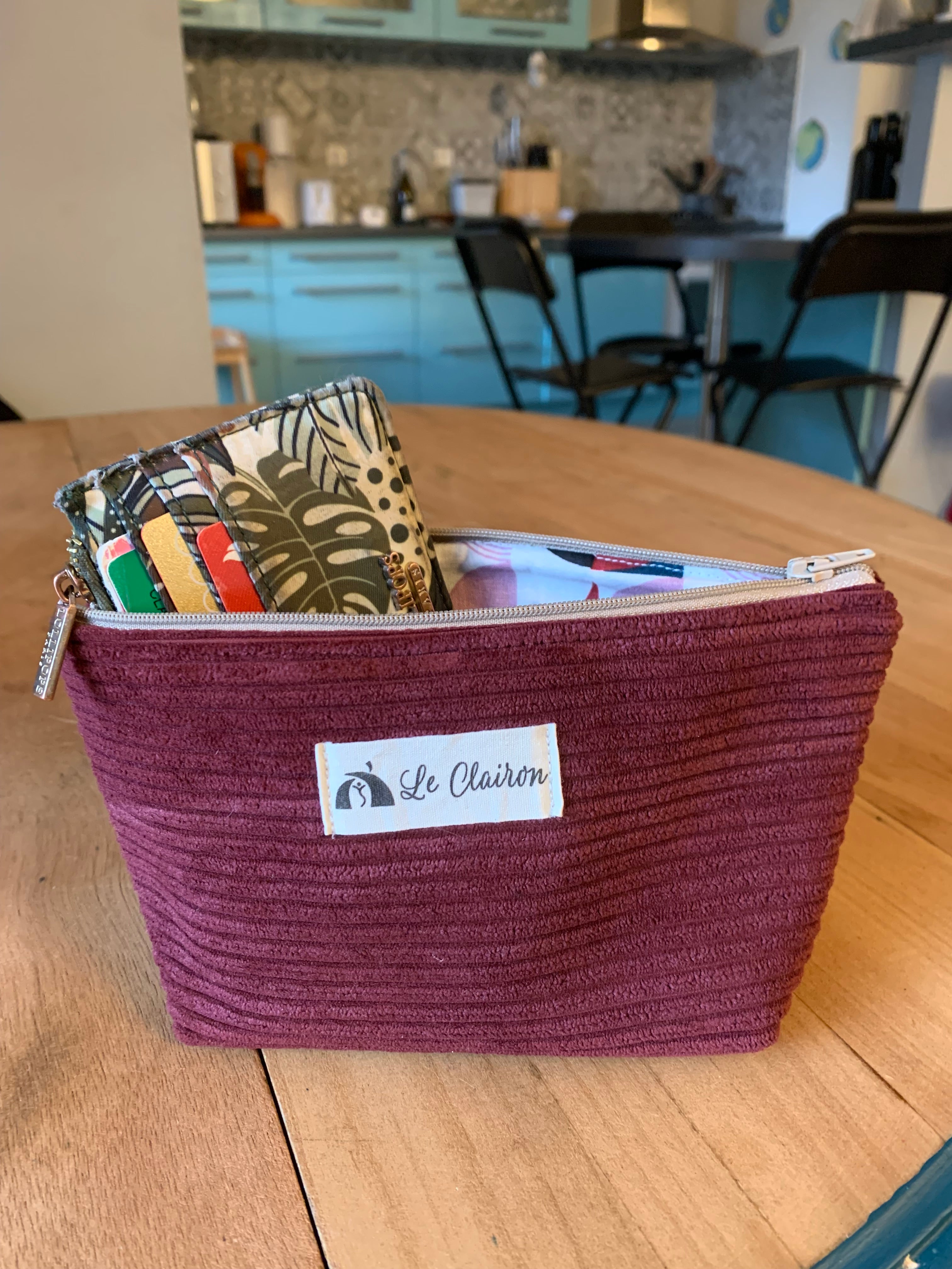 Pochette Bouffante en Velours Personnalisée