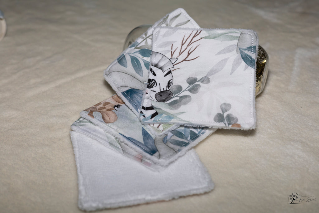 Lingette bébé et panière assortie